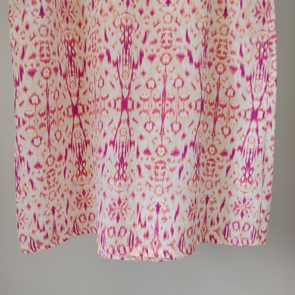 Joie Silk Tank Top Alena Ikat Print Size XS Sleeveless Blouse - Picture 10 of 16